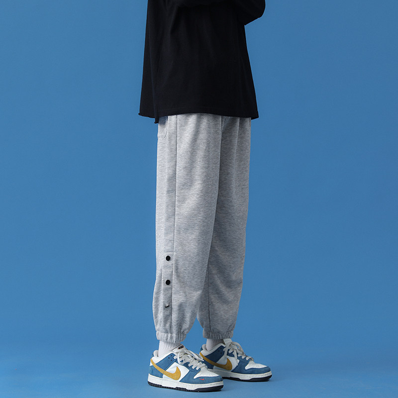休闲裤卫裤情侣男女秋季九分裤子束脚运动裤长裤11C,男装休闲裤,电商A076