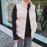 羽绒棉马甲男女秋冬情侣中性风坎肩大版外套港风模特16MJ12，男装背心/马甲，电商A076
