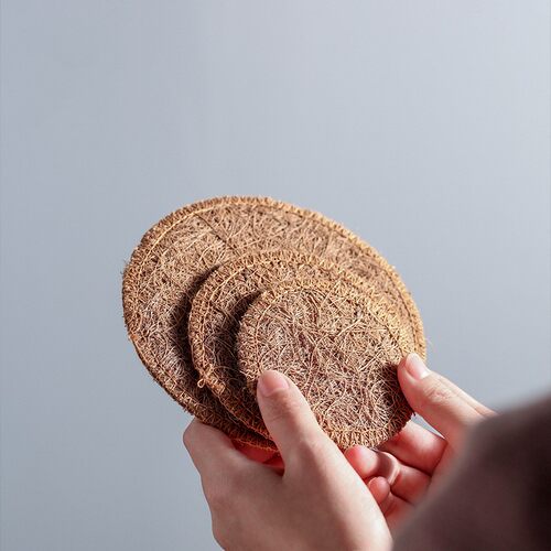 丝瓜茶垫泡茶吸水垫子丝瓜垫杯垫干泡隔热垫紫砂壶丝瓜络壶垫壶承