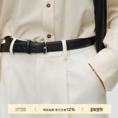 Next Weekend二层牛皮黑色腰带