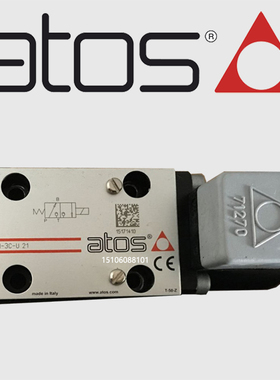 ATOS阿托斯DLOH-3C-U 21意大利进口电磁球阀新型号DLEH-3C-U DC24
