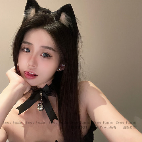 猫耳朵发箍可爱万圣节装饰