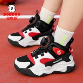 新款 夏季 防滑耐磨小帅哥男童男孩学生 篮球鞋 巴布豆网面透气儿童鞋