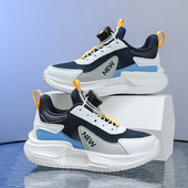 学生鞋 飞爆男童跑步鞋 单网透气2026年薄款 青少年运动鞋 夏季 新款