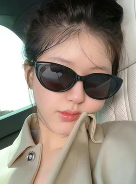 椭圆形韩系男女赵露思同款墨镜