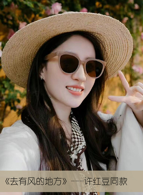 刘亦菲同款燕麦茶色墨镜