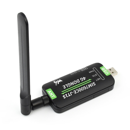 微雪SIM7600CE-JT1S 4G DONGLE数传工业级上网模块 单天线 全网通