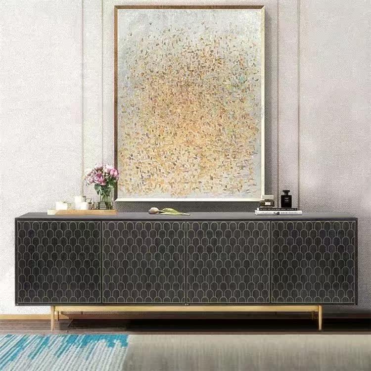 美式轻奢实木餐边柜后现代客厅电视柜新古典装饰柜描金雕花电视柜|ruв категории жилой мебели, кабинет, телевизионный шкаф - от Buy2taobao.com для оказания профессиональной услуги покупки агента Taobao