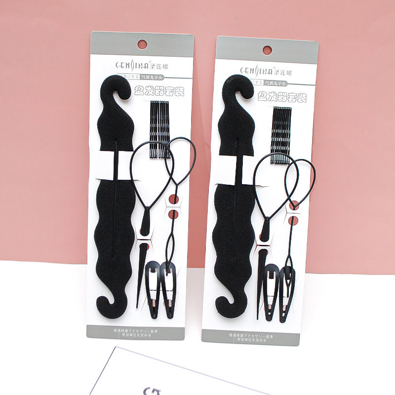 哎呀呀韩版新娘美发用品盘发器套装拉发针丸子头花苞头造型工具