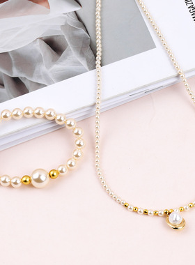 ins淡水珍珠毛衣链轻奢高级手链