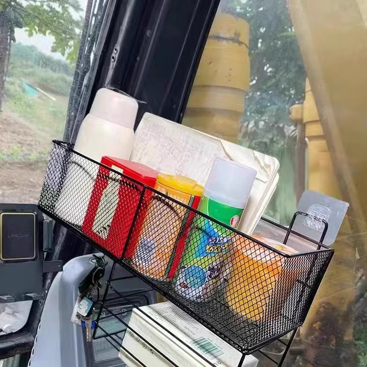 挖掘机收纳盒驾驶室储物盒粘贴大货车置物架收纳盒驾驶室用品配件