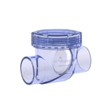 Кухонный противоотражающий обратный клапан, антибликовая канализационная труба второго этажа, противообратный обратный клапан из ПВХ, прозрачные 50 трубок