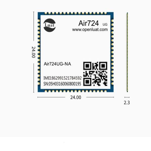 合宙Luat 4G Cat.1 LTE全网通 无线通信Air724UG模块图片