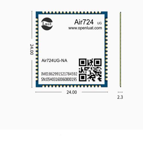 合宙Luat 4G Cat.1 LTE全网通 无线通信Air724UG模块