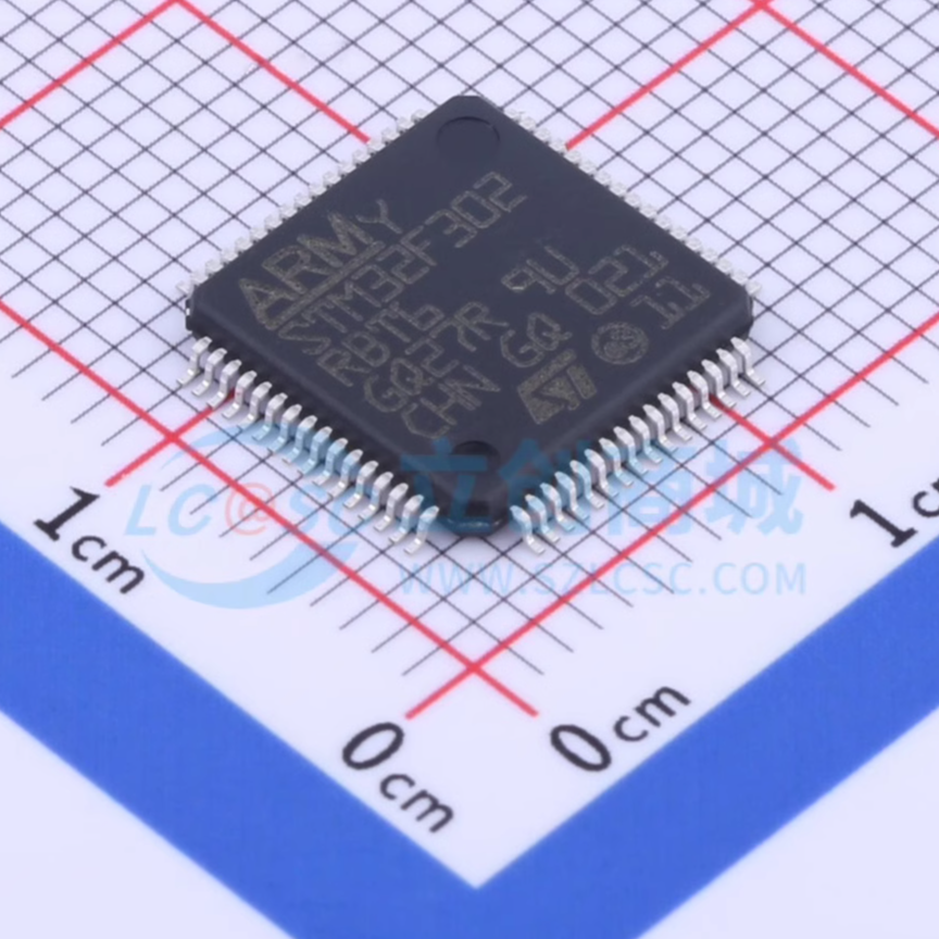 STM32F302RBT6封装 LQFP64 32位微控制器MCU
