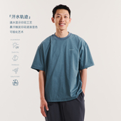 BOHRHOO25SS「汗水轨迹」遇水显印工艺速干防晒防污短袖 T恤男女夏