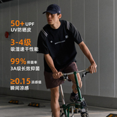 BOHRHOO25SS防晒吸湿速干抑菌COOLMAX凉感织带设计短袖 运动球服男