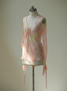 JIRANDESIGN-初荷  新中式桑蚕丝外套女真丝国风贵妇外搭防晒开衫