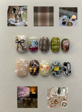 3E · IS'SYI  NAIL【风铃语】高级感时髦小众设计手工穿戴美甲