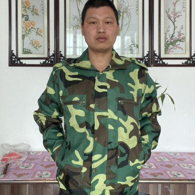 劳保工作服夏季学生军训服迷彩服套装男女汽修工装外套裤子作训服