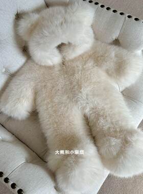 环保皮草miloves小熊连体外套