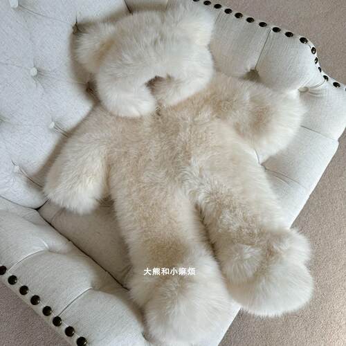 环保皮草miloves小熊连体外套