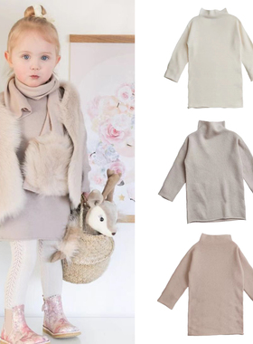 4Z BELLE ENFANT现货女童女宝宝秋冬羊绒针织裙超柔软百搭