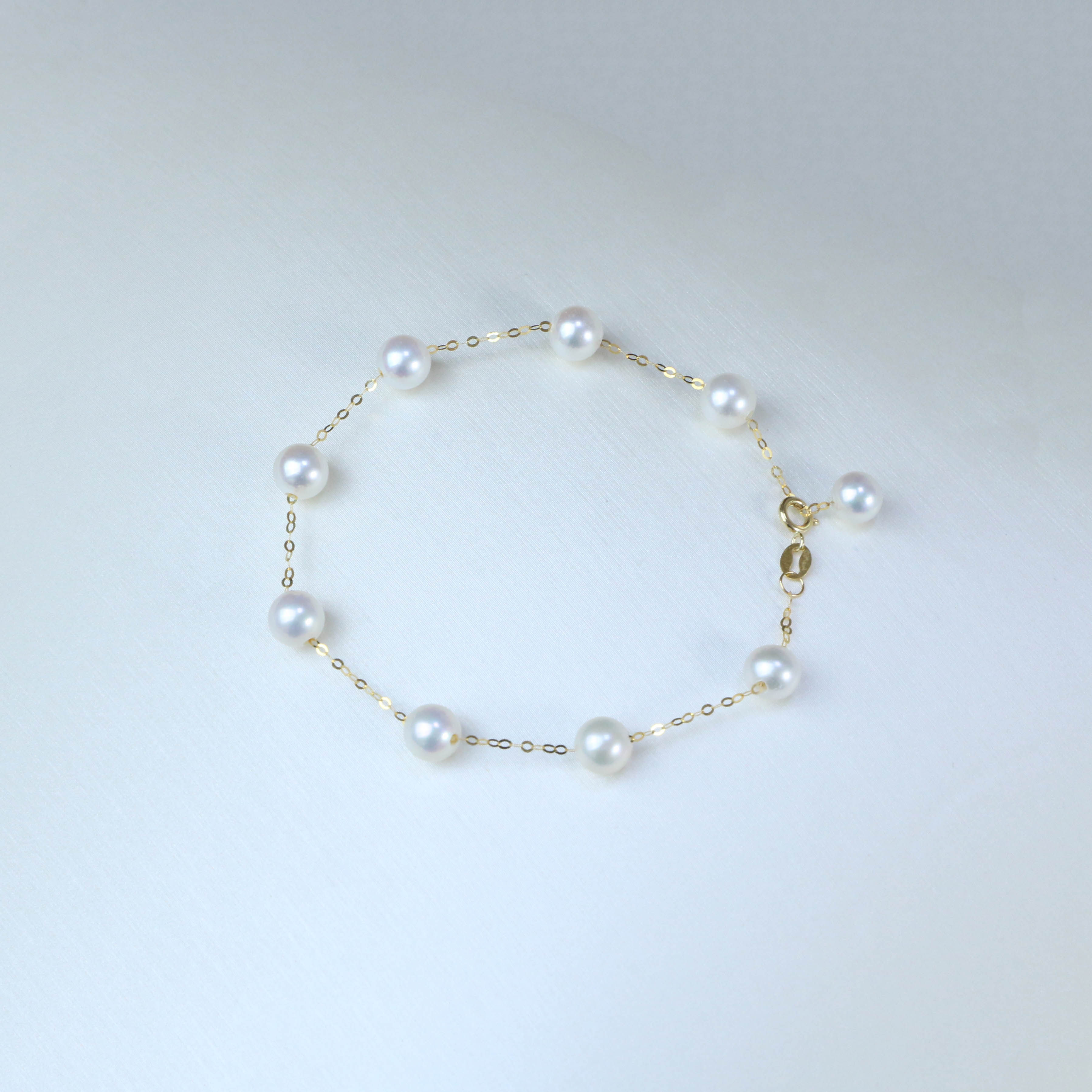 18k金baby淡水珍珠5-6mm满天星手链约17cm S118,珠宝/钻石/翡翠,手饰,淘宝优惠券,粉丝福利购,淘宝优惠卷