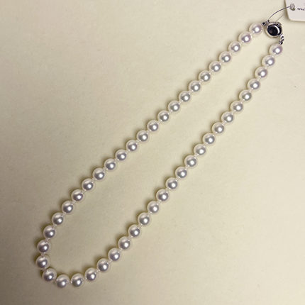 【可乐优选】8.5-9mm海水珍珠akoya项链花珠级（真综研大证）