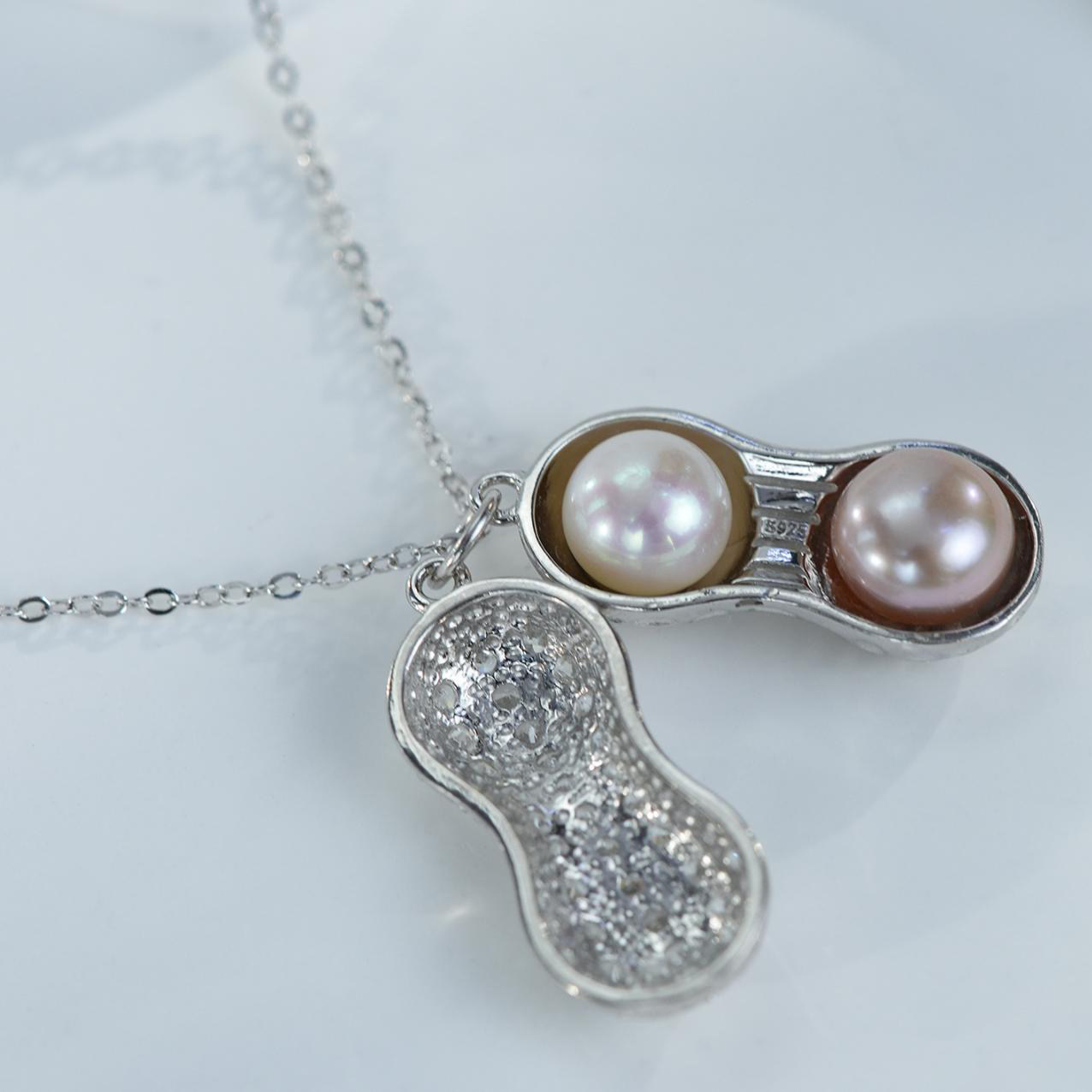 【可乐优选】[好事花生] 7-8mm淡水珍珠吊坠