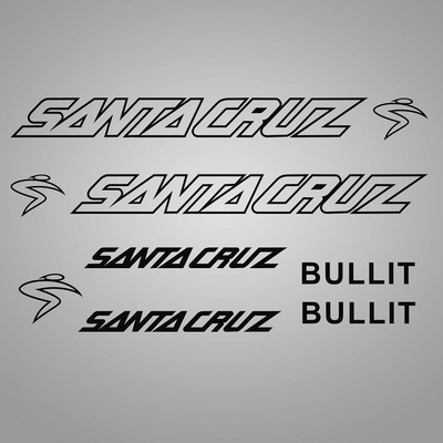 santacruz三叉裤车架贴纸雕刻