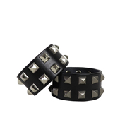 Studded 暗黑朋克风手腕带真皮铆钉手环摇滚乐队头层牛皮轻奢手镯