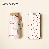 六折扁迷你口袋太阳伞防晒防紫外线雨伞女晴雨两用遮阳伞小巧便携