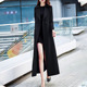 气质法式 时尚 高级感风衣修身 显瘦长款 领外套 2025秋装 简约西装 新款