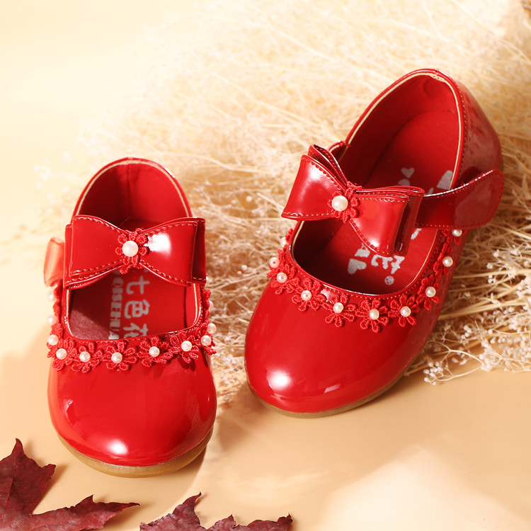 Chaussures enfants en PU autre suture de voiture pour printemps - semelle tendon - Ref 1009556 Image 3