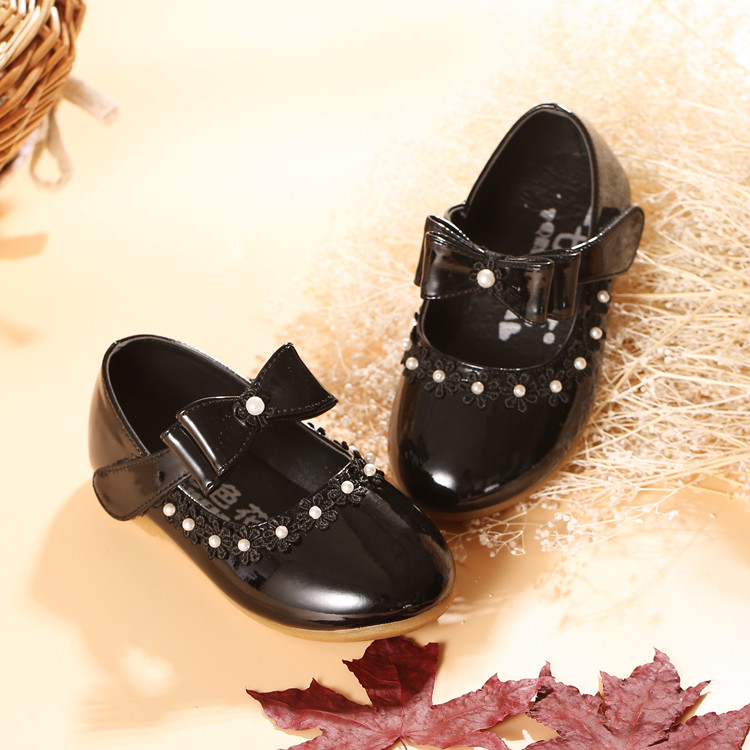 Chaussures enfants en PU autre suture de voiture pour printemps - semelle tendon - Ref 1009556 Image 5