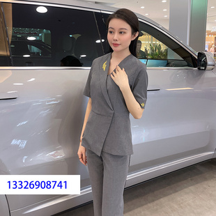 25银楼工作服夏短袖工装制服珠宝店店长服夏装适用于老凤祥店员服