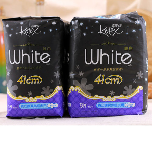 kotex进口瞬吸干爽超熟睡卫生巾