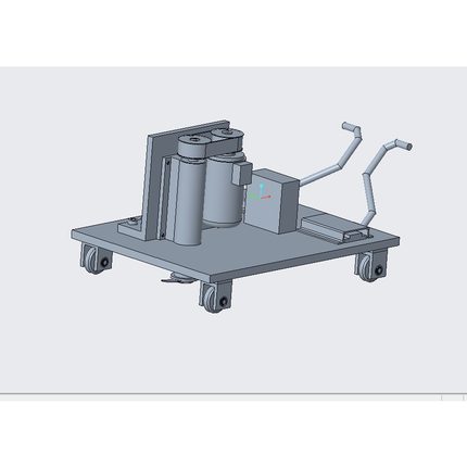 白菜收获机的设计-手推式大白菜收割机设计三维proe+CAD图纸+说明