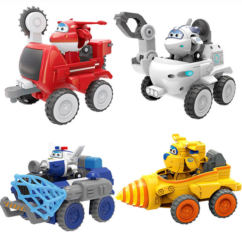 奥迪双钻超级飞侠玩具金刚多多钻头车乐迪米莉太空车包警长巡逻车