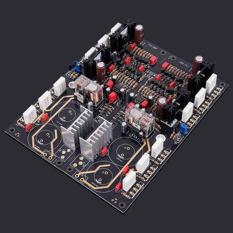 伟良a60   参考金嗓子a60电流反馈3并管放板套件 功放板 镜像设计