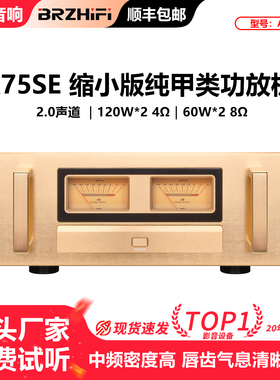 参考A75线路缩小版纯甲类A75SE家用HI-END级纯后级功放机