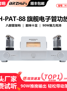 伟良音响BRZHIFI电子管推挽H-PAT-88胆味醇正家用高保真功放机90W