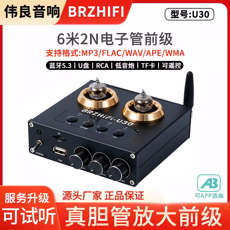 伟良音响BRZHIFI胆前级蓝牙5.3
