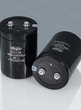 CD135 100V33000UF 原装江海 大水塘功放音频滤波 铝电解电容