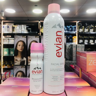 香港代购 Evian依云天然矿泉水喷雾爽肤水补水保湿大喷300ML包邮