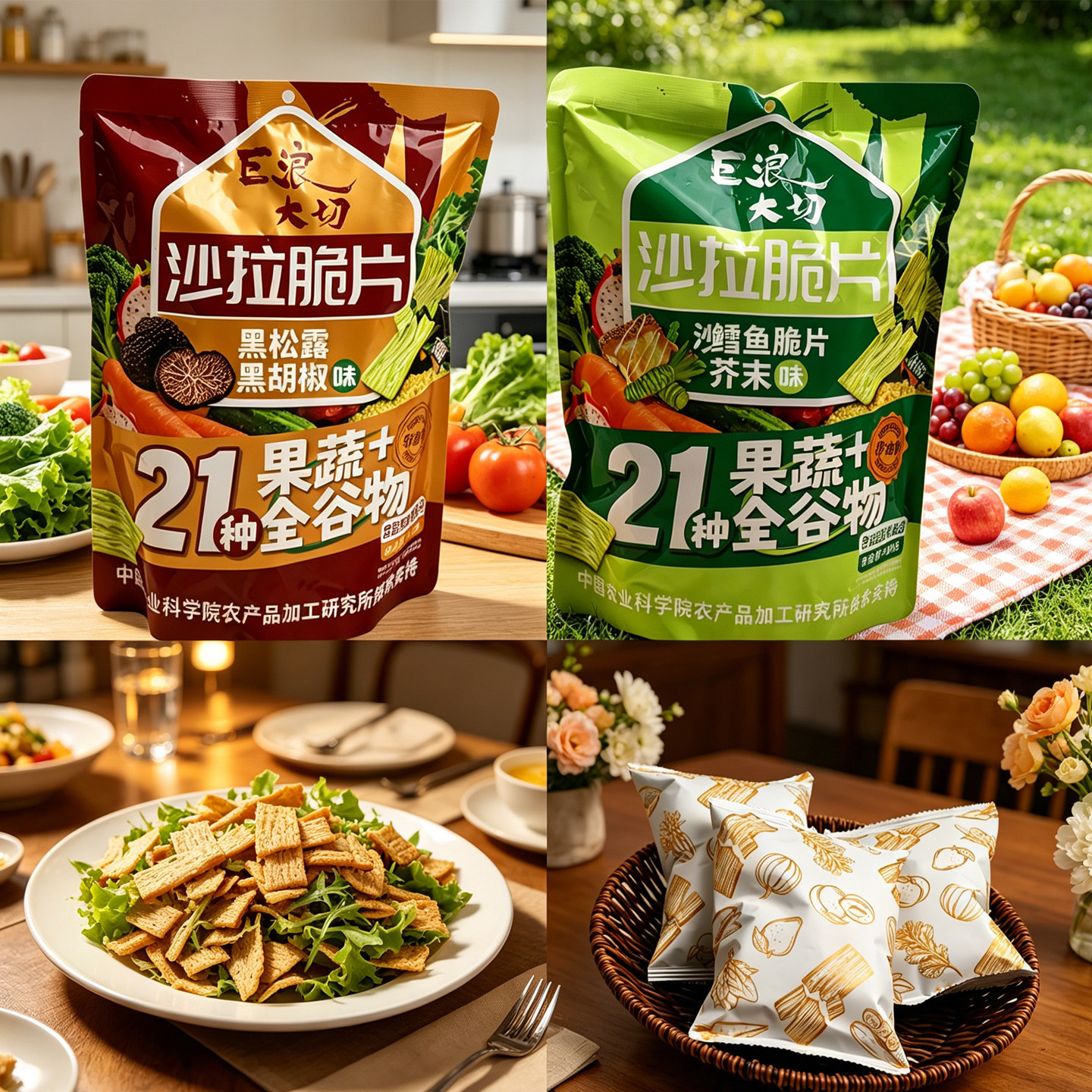 巨浪大切21谷物沙拉薄脆饼干
