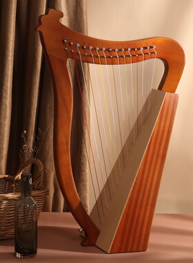 15/19/23弦小竖琴半音莱雅琴初学者箜篌小型里拉琴小众乐器lyre琴