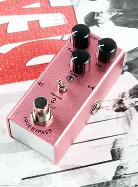 FUZZ法兹效果器电吉他效果单块踏板 迷你便携降噪 经典绒毛踏板