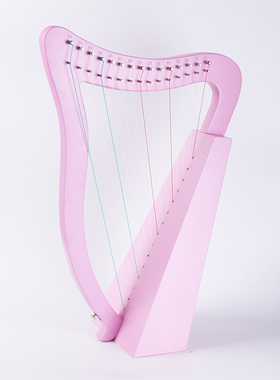 小竖琴15/19弦莱雅琴箜篌初学者小型里拉琴小众乐器易学lyre琴